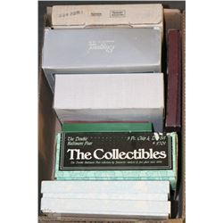 BOX WITH ROYAL DOULTON COLLECTIBLES,PLATES,