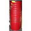 Image 1 : 13 RED PLANTING AND DECORATIVE BUCKETS