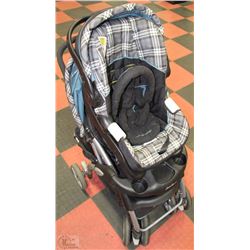 EDDIE BAUER STROLLER CARSEAT MATCHING COMBO