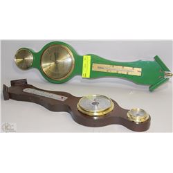 PAIR OF WOODEN WEATHER VANES