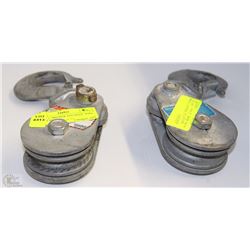 SET OF 2 "BREWER-TITCHNER" WIRE ROPE 2 TON