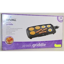 NEW IN BOX RIVAL 20" GRIDDLE