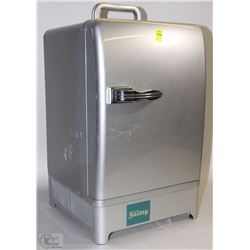 GRAY "ECCO GALAXY" 6 LITRE PORTABLE MINI FRIDGE