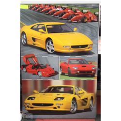 CAIS FERRARI WALL PLAQUE 2'X3'