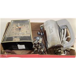 HAMILTON-BEACH MIXETTE CHROME ELECTRIC HAND MIXER