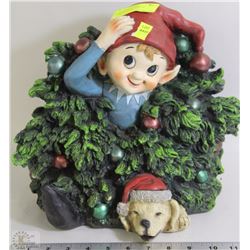 11" CHRISTMAS ELF STATUE