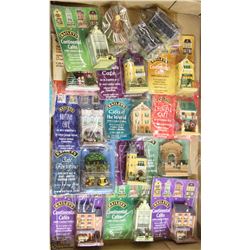 FLAT OF BAILEYS COLLECTIBLE HOUSES