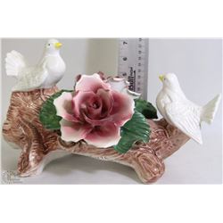 CAPO DI MONTES DOVE ON A TREE BRANCH CENTERPIECE