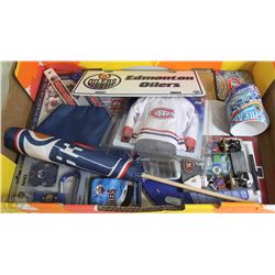 LARGE LOT OF NHL EDMONTON & MONTREAL COLLECTIBLES