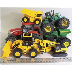 LOT OF FARM EQUIPMENT TOYS