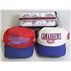 Image 1 : LOT OF 8 HOCKEY CAPS MOSTLY MONTREAL