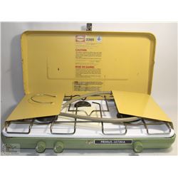VINTAGE PRIMUS ULTIMA PORTABLE  PROPANE CAMPSTOVE WITH HOSE