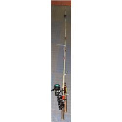 LOT OF 3 FISHING RODS & REELS
