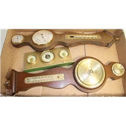 LOT OF 3 OLD BAROMETERS