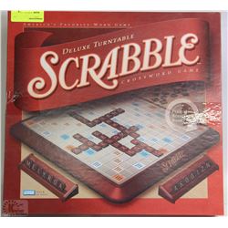 DELUXE TURNTABLE SCRABBLE CROSSWORD GAME