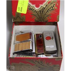 BOX OF OLD LIGHTERS