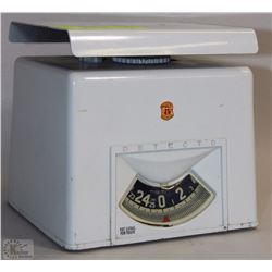 VINTAGE DETECTO 25LB MECHANICAL KITCHEN SCALE