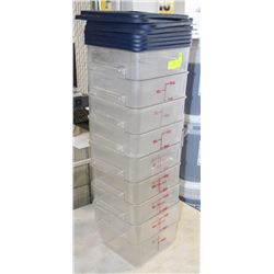 LOT OF EIGHT  12QT MEASURES