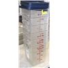 Image 1 : LOT OF SIX 18QT MEASURES