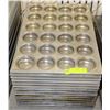 Image 1 : LOT OF 14 ALUMINUM MUFFIN PANS