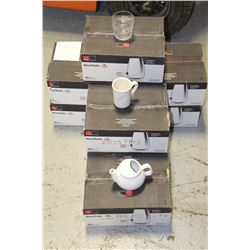 EIGHT PARTIAL BOXES OF ASSORTED DISHES