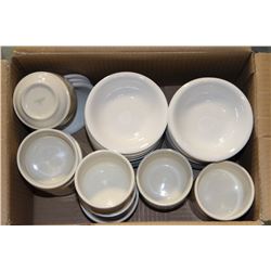 BOX OF CUPS & SAUCERS
