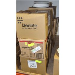 EIGHT BOXES OF MEDIUM SIZE PLATES