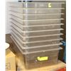 Image 1 : 10 FULL SIZE CAMBRO INSERTS 6" DEEP