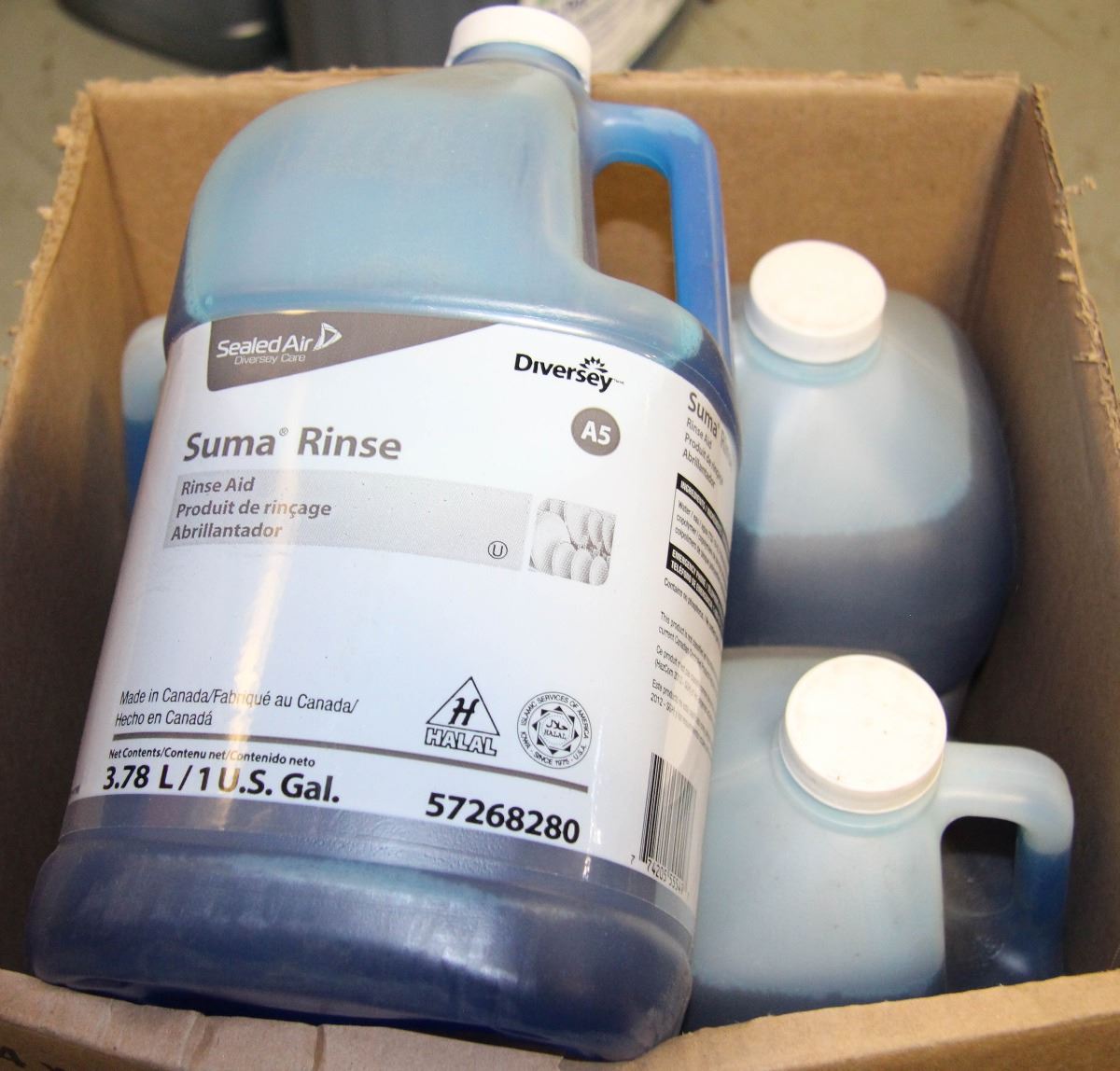 Suma Rinse Rise Aid CASE 4 DIVERSEY SUMA RINSE AID 3.78L EACH