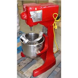 RED BLAKELY 30 QUART INDUSTRIAL MIXER WITH ALL