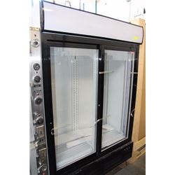 NEW 2 DOOR SLIDING GLASS COOLER