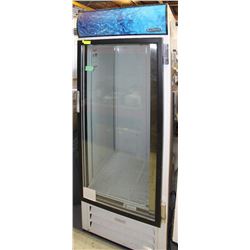 SINGLE DOOR COOLER WITH GLASS FRONT