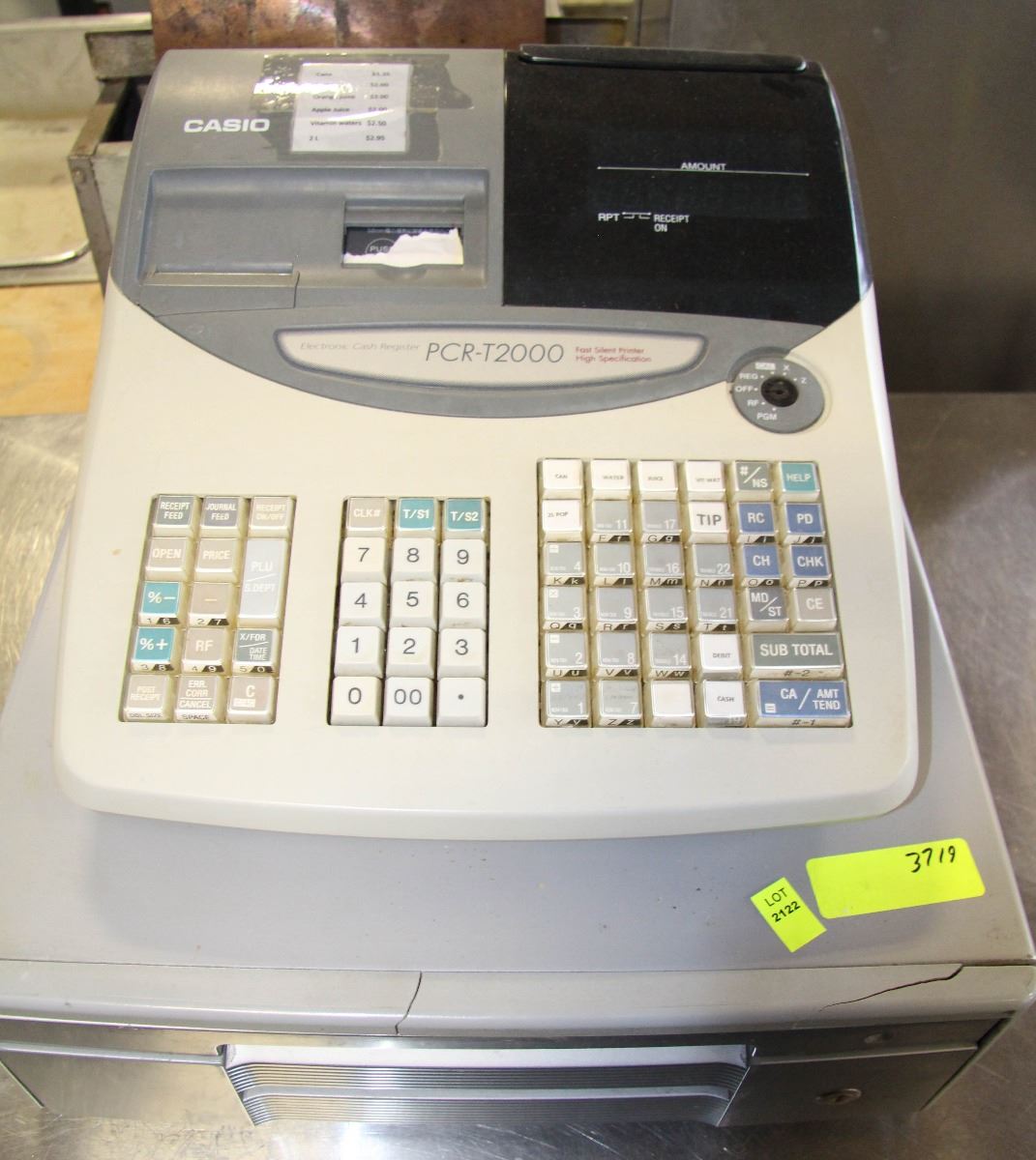 Casio electronic cash register Clearance