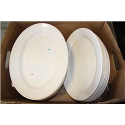 BOX OF SERVING PLATTERS