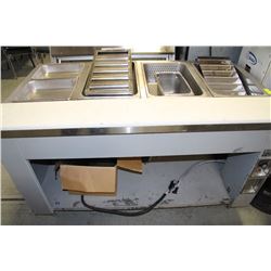 STEAM TABLE COMPLETE WITH INSERTS