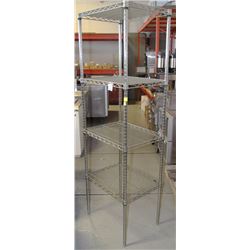 4-TIER METAL RACK - 18"X23"74"H