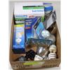 Image 1 : BOX OF MOSTLY NEW  VARIOUS LIGHT BULBS
