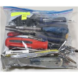 BAG OF HAND TOOLS