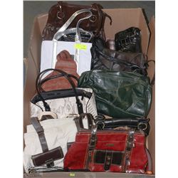BOX OF PURSES
