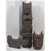 Image 1 : LOT OF 3 SIGNED NATIVE WOOD CARVINGS