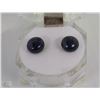 Image 1 : 13)FRESH WATER BLACK PEARL  .925 SILVER EARRINGS