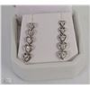 Image 1 : STERLING SILVER .925 CUBIC STONES EARRINGS