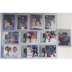 WAYNE GRETZKY NEW YORK RANGERS NHL CARDS x11