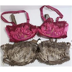 2 CHANTELLE LACE BRAS SIZE 34C