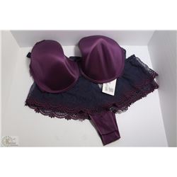 CHANTELLE BRA 36G AND 2 XL PANTIES