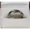 Image 1 : TRP193) 14K WHITE GOLD GENT'S RING SIZE 10