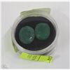 Image 1 : 5)2 NATURAL EMERALD STONES 21CT