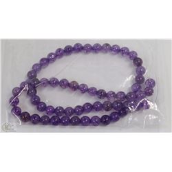12)RUSSIAN AMETHYST 6MM LOOSE BEADS 15" WORTH