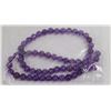 Image 1 : 12)RUSSIAN AMETHYST 6MM LOOSE BEADS 15" WORTH