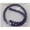 Image 1 : 11)RUSSIAN AMETHYST 8MM LOOSE BEADS 15" WORTH